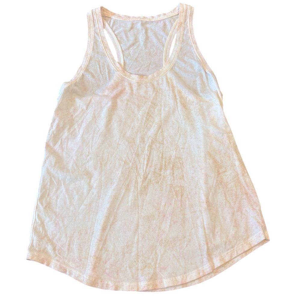 NEW Lululemon Love Tank Top Yellow and Pink Dye